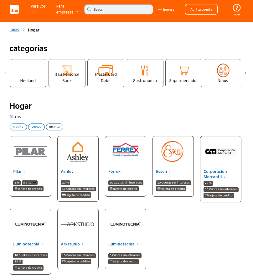 ITAU - HOGAR MAR 2026