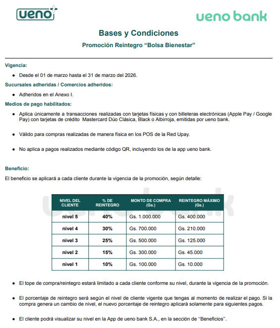 UENO - BIENESTAR MAR 2026