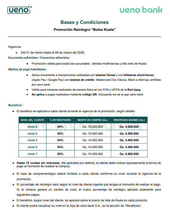 UENO - KOALA MAR FECHA 1 2026